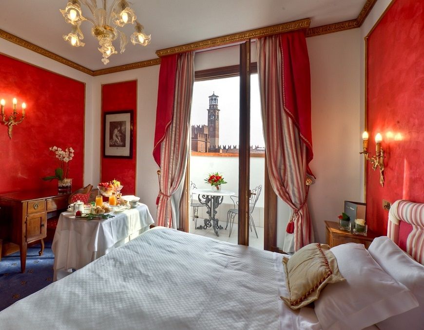Due Torri Hotel Βερόνα Δωμάτιο φωτογραφία